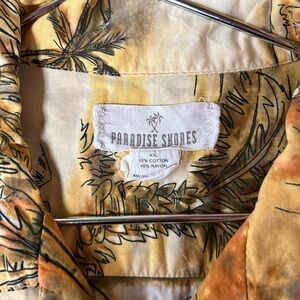 Paradise shores men’s button up shirt, size XXL